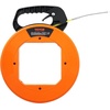 image:imageVEVOR Fish Tape 100 ft 16inch Fiberglass Wire Puller with Optimized Housing and Handle EasytoUse Cable Puller Tool Flexible Wire Fishing Tools for Wall and Electrical Conduit NonConductiveOrange