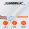 image:imageVEVOR Fish Tape 100 ft 16inch Fiberglass Wire Puller with Optimized Housing and Handle EasytoUse Cable Puller Tool Flexible Wire Fishing Tools for Wall and Electrical Conduit NonConductiveOrange