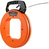 image:imageVEVOR Fish Tape 100 ft 16inch Fiberglass Wire Puller with Optimized Housing and Handle EasytoUse Cable Puller Tool Flexible Wire Fishing Tools for Wall and Electrical Conduit NonConductiveOrange