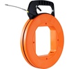 image:imageVEVOR Fish Tape 100 ft 16inch Fiberglass Wire Puller with Optimized Housing and Handle EasytoUse Cable Puller Tool Flexible Wire Fishing Tools for Wall and Electrical Conduit NonConductiveOrange