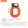 image:imageVEVOR Fish Tape NonConductive EasytoUse Cable Puller Tool with Optimized Housing and Handle for Flexible Wire Fishing in Walls and Electrical Conduit 316inch PET Fish Tape240foot  18inch