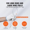 image:imageVEVOR Fish Tape NonConductive EasytoUse Cable Puller Tool with Optimized Housing and Handle for Flexible Wire Fishing in Walls and Electrical Conduit 316inch PET Fish Tape240foot  18inch