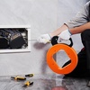 image:imageVEVOR Fish Tape NonConductive EasytoUse Cable Puller Tool with Optimized Housing and Handle for Flexible Wire Fishing in Walls and Electrical Conduit 316inch PET Fish Tape200 ft  316inch