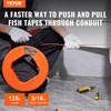 image:imageVEVOR Fish Tape NonConductive EasytoUse Cable Puller Tool with Optimized Housing and Handle for Flexible Wire Fishing in Walls and Electrical Conduit 316inch PET Fish Tape125foot  316inch