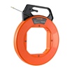 image:imageVEVOR Fish Tape NonConductive EasytoUse Cable Puller Tool with Optimized Housing and Handle for Flexible Wire Fishing in Walls and Electrical Conduit 316inch PET Fish Tape100 ft  316inch