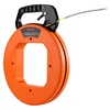 image:imageVEVOR Fish Tape NonConductive EasytoUse Cable Puller Tool with Optimized Housing and Handle for Flexible Wire Fishing in Walls and Electrical Conduit 316inch PET Fish Tape200 ft  316inch