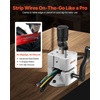 image:imageVEVOR Manual Wire Stripping Machine 0061 in Portable Copper Stripper with Hand Crank or Drill Powered 64Mn Quenched Blades 45 Steel Rollers ABS amp PC Wire Peeler for Scrap Copper RecyclingHand Crank or Drill Powered