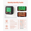 image:imageVEVOR Outlet Tester Electrical GFCI Trip Tester LCD Display Receptacle Detector for 7 Common Wiring Faults 3 Prong Socket Detector with Auto Shutoff amp Low Battery Indicator CAT II 300V Rating