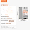 image:imageVEVOR Single Phase to 3 Phase Converter  10HP 30A 220V InputOutput Digital Phase Shifter for Residential amp Light Commercial Use One Converter for One Motor Only10HP30A