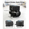image:imageVEVOR Single Phase to 3Phase Rotary Converter 75HP 21A 208240V InputOutput Rotary Phase Converter  Expandable to Higher Horsepower for HeavyLoad EquipmentBlack 25