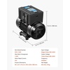 image:imageVEVOR Single Phase to 3Phase Rotary Converter 75HP 21A 208240V InputOutput Rotary Phase Converter  Expandable to Higher Horsepower for HeavyLoad EquipmentBlack 75