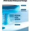 image:imageVEVOR Solar Pool Ionizer Round Copper Pool Ionizer Up to 45000 Gal Floating Automatic Water Cleaner and Purifier Chlorine Free Water with Copper Anode Brush and Filter for Pools amp SpasBlue
