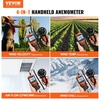 image:imageVEVOR Split Handheld Anemometer 14140 Digital Wind Speed CFM Meter Gauge with LED Backlight Screen Measures Wind Velocity Temperature Air Flow for Sailing Surfing Flying HVAC