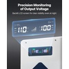 image:imageVEVOR Step Down Voltage Converter 2000VA Heavy Duty Voltage Power Converter 220V to 110V Power Transformer with 2 US Outlets USB Output LCD Display Temperature Protection for 110V AppliancesBlack
