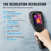 image:imageVEVOR Thermal Camera 320 x 240 TISR Super Resolution Thermal Imaging Camera with 2MP Visual Camera 256 x 192 IR Resolution 25 HZ Refresh Rate 4F to 1022F 4 Image Modes amp 6 Color Palettes240 x 180  28 inch 64GB