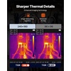 image:imageVEVOR Thermal Camera 320 x 240 TISR Super Resolution Thermal Imaging Camera with 2MP Visual Camera 256 x 192 IR Resolution 25 HZ Refresh Rate 4F to 1022F 4 Image Modes amp 6 Color Palettes240 x 180  24 inch