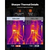 image:imageVEVOR Thermal Camera 320 x 240 TISR Super Resolution Thermal Imaging Camera with 2MP Visual Camera 256 x 192 IR Resolution 25 HZ Refresh Rate 4F to 1022F 4 Image Modes amp 6 Color Palettes320 x 240  28 inch