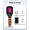 image:imageVEVOR Thermal Camera 320 x 240 TISR Super Resolution Thermal Imaging Camera with 2MP Visual Camera 256 x 192 IR Resolution 25 HZ Refresh Rate 4F to 1022F 4 Image Modes amp 6 Color Palettes160 x 120  28 inch