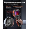 image:imageVEVOR Thermal Camera 320 x 240 TISR Super Resolution Thermal Imaging Camera with 2MP Visual Camera 256 x 192 IR Resolution 25 HZ Refresh Rate 4F to 1022F 4 Image Modes amp 6 Color Palettes256 x 192  35 inch