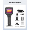 image:imageVEVOR Thermal Camera 320 x 240 TISR Super Resolution Thermal Imaging Camera with 2MP Visual Camera 256 x 192 IR Resolution 25 HZ Refresh Rate 4F to 1022F 4 Image Modes amp 6 Color Palettes256 x 192  35 inch