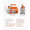 image:imageVEVOR Vacuum Pump 35 CFM HVAC Single Stage Rotary Vane Vacuum Pump for R134a R22 R410a Systems Auto AC Vacuum Pump Kit with Oil Bottle for Automotive Air Conditioner Maintenance Resin Degassing50 CFM 1Stage
