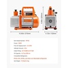 image:imageVEVOR Vacuum Pump 35 CFM HVAC Single Stage Rotary Vane Vacuum Pump for R134a R22 R410a Systems Auto AC Vacuum Pump Kit with Oil Bottle for Automotive Air Conditioner Maintenance Resin Degassing35CFM 1Stage