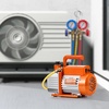 image:imageVEVOR Vacuum Pump 35 CFM HVAC Single Stage Rotary Vane Vacuum Pump for R134a R22 R410a Systems Auto AC Vacuum Pump Kit with Oil Bottle for Automotive Air Conditioner Maintenance Resin Degassing35CFM 1Stage Pro