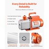 image:imageVEVOR Vacuum Pump 35 CFM HVAC Single Stage Rotary Vane Vacuum Pump for R134a R22 R410a Systems Auto AC Vacuum Pump Kit with Oil Bottle for Automotive Air Conditioner Maintenance Resin Degassing90 CFM 2Stage