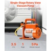 image:imageVEVOR Vacuum Pump 35 CFM HVAC Single Stage Rotary Vane Vacuum Pump for R134a R22 R410a Systems Auto AC Vacuum Pump Kit with Oil Bottle for Automotive Air Conditioner Maintenance Resin Degassing35CFM 1Stage Pro
