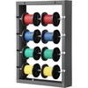 image:imageVEVOR Wire Spool Rack 4 Adjustable Rods ColdRolled Steel Wire Spool Holder Wall Mounted for MultiSpools Wiring Storage 150 lbs Capacity Cable Dispenser for Electrical Industrial Retail UseWire Spool Rack