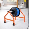 image:imageVEVOR Wire Spool Rack 4 Adjustable Rods ColdRolled Steel Wire Spool Holder Wall Mounted for MultiSpools Wiring Storage 150 lbs Capacity Cable Dispenser for Electrical Industrial Retail UseWire Rack
