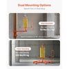 image:imageVEVOR Wire Spool Rack 4 Adjustable Rods ColdRolled Steel Wire Spool Holder Wall Mounted for MultiSpools Wiring Storage 150 lbs Capacity Cable Dispenser for Electrical Industrial Retail UseWire Dispenser