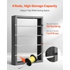 image:imageVEVOR Wire Spool Rack 4 Adjustable Rods ColdRolled Steel Wire Spool Holder Wall Mounted for MultiSpools Wiring Storage 150 lbs Capacity Cable Dispenser for Electrical Industrial Retail UseWire Spool Rack