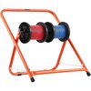 image:imageVEVOR Wire Spool Rack 4 Adjustable Rods ColdRolled Steel Wire Spool Holder Wall Mounted for MultiSpools Wiring Storage 150 lbs Capacity Cable Dispenser for Electrical Industrial Retail UseCable Caddy
