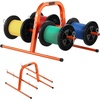 image:imageVEVOR Wire Spool Rack 4 Adjustable Rods ColdRolled Steel Wire Spool Holder Wall Mounted for MultiSpools Wiring Storage 150 lbs Capacity Cable Dispenser for Electrical Industrial Retail UseCable Dispenser