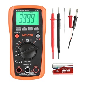 image:imageVEVOR Digital Multimeter 6000Count TRMS DCAC Voltmeter Current Tester AutoRanging Multimeter for Current Voltage Resistance Capacitance Temperature Diodes Continuity Low Impedance Measurment600V 10A