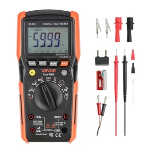 image:imageVEVOR Digital Multimeter 6000Count TRMS DCAC Voltmeter Current Tester AutoRanging Multimeter for Current Voltage Resistance Capacitance Temperature Diodes Continuity Low Impedance Measurment1000V 10A