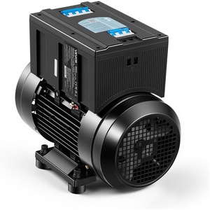 image:imageVEVOR Single Phase to 3Phase Rotary Converter 75HP 21A 208240V InputOutput Rotary Phase Converter  Expandable to Higher Horsepower for HeavyLoad EquipmentBlack 75