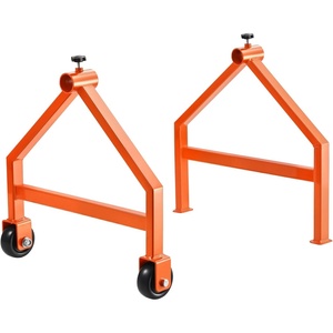 image:imageVEVOR Wire Spool Rack 4 Adjustable Rods ColdRolled Steel Wire Spool Holder Wall Mounted for MultiSpools Wiring Storage 150 lbs Capacity Cable Dispenser for Electrical Industrial Retail UseWire Rack