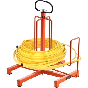 image:imageVEVOR Wire Spool Rack 4 Adjustable Rods ColdRolled Steel Wire Spool Holder Wall Mounted for MultiSpools Wiring Storage 150 lbs Capacity Cable Dispenser for Electrical Industrial Retail UseWire Dispenser