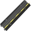 image:imageHappybuy 3 Pack of 2 Channel 11000lbs per Axle Capacity Protective Wire Cord Ramp Driveway Rubber Traffic Speed Bumps Cable ProtectorCable Protector