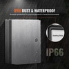 image:imageSteel Electrical Box 16 x 12 x 8 Electrical Enclosure Box 304 Stainless Steel Electronic Equipment Enclosure Box IP65 Weatherproof WallMounted Metal Electrical Enclosure with Mounting Plate16 x 12 x 8