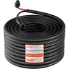 image:imageVEVOR 100FT Solar Panel Extension Cable 10 AWG Solar Panel Wire with Flame Retardant Protective Sleeving Female and Male Connectors IP67 Waterproof PV Wire for Outdoor Automotive RV Black amp RedBlack
