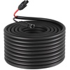 image:imageVEVOR 100FT Solar Panel Extension Cable 10 AWG Solar Panel Wire with Flame Retardant Protective Sleeving Female and Male Connectors IP67 Waterproof PV Wire for Outdoor Automotive RV Black amp RedBlack