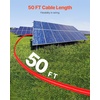 image:imageVEVOR 100FT Solar Panel Extension Cable 10 AWG Solar Panel Wire with Flame Retardant Protective Sleeving Female and Male Connectors IP67 Waterproof PV Wire for Outdoor Automotive RV Black amp RedStandard Black  Red