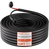 image:imageVEVOR 100FT Solar Panel Extension Cable 10 AWG Solar Panel Wire with Flame Retardant Protective Sleeving Female and Male Connectors IP67 Waterproof PV Wire for Outdoor Automotive RV Black amp RedBlack