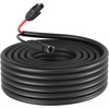 image:imageVEVOR 100FT Solar Panel Extension Cable 10 AWG Solar Panel Wire with Flame Retardant Protective Sleeving Female and Male Connectors IP67 Waterproof PV Wire for Outdoor Automotive RV Black amp RedBlack