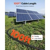 image:imageVEVOR 100FT Solar Panel Extension Cable 10 AWG Solar Panel Wire with Flame Retardant Protective Sleeving Female and Male Connectors IP67 Waterproof PV Wire for Outdoor Automotive RV Black amp RedBlack