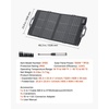 image:imageVEVOR 100W Bifacial Solar Panel 16BB NType Foldable Monocrystalline Solar Panel Charger 24 Efficiency Portable with MC4 Output USBA QC30 TypeC amp DC Ports for Power Stations Camping Hiking100W