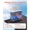 image:imageVEVOR 100W Foldable Solar Panel 24 HighEfficiency Portable Monocrystalline Solar Panel Charger with MC4 Output USBA TypeC amp DC Ports IP65 Waterproof for Power Stations Camping Hiking Trips100W